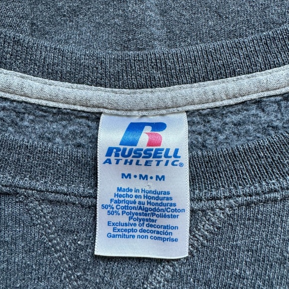 Russell Athletic Syracuse University Dark Grey Sweatshirt - Picture 3 of 3